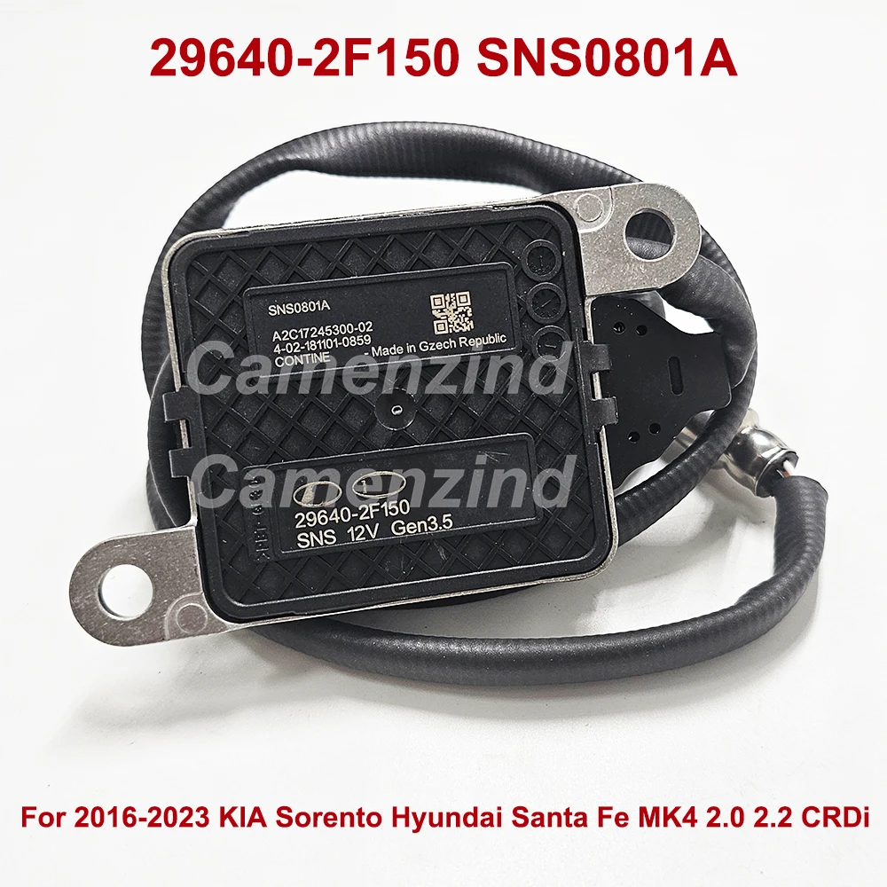 

NEW Nitrogen Oxide Senor NOx Sensor 29640-2F150 296402F150 SNS0801A For 2016-2023 KIA Sorento Hyundai Santa Fe MK4 2.0 2.2 CRDi