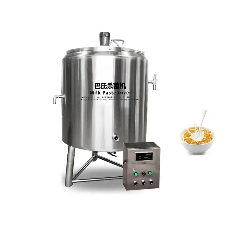 Factory price50L 100L 200L Pasteurization Small Scale Dairy Yogurt Making Milk Pasteurization Cooling System for sale