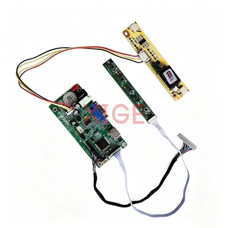 

For LQ185T1LGN2 M185XW01 LM185WH1 HT185WX1 Monitor Controller Drive Board DIY Kit 1366*768 LVDS 30-Pin HDMI+VGA 1366x768 2-CCFL