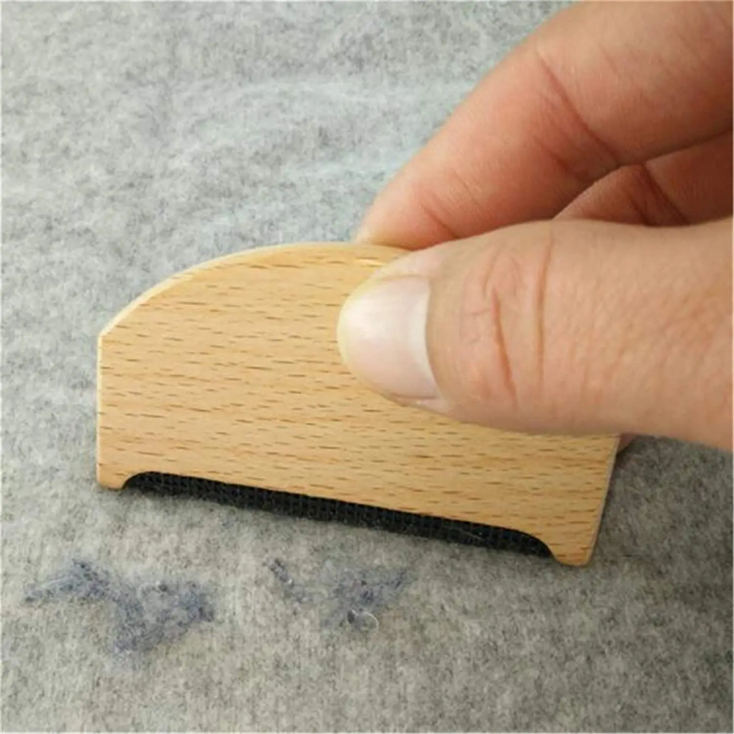 Shop Now Wool Comb Wooden Pilling Fuzz Fabric Lint Remover Clothing Brush Tool for De-Pilling Clothing Garments Knits Wool Care