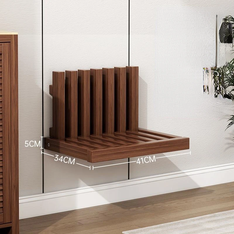 

Hidden Wall Hanging Folding Chair Porch Chair Shoe Changing Wall-Mounted Folding Bathroom Stool
