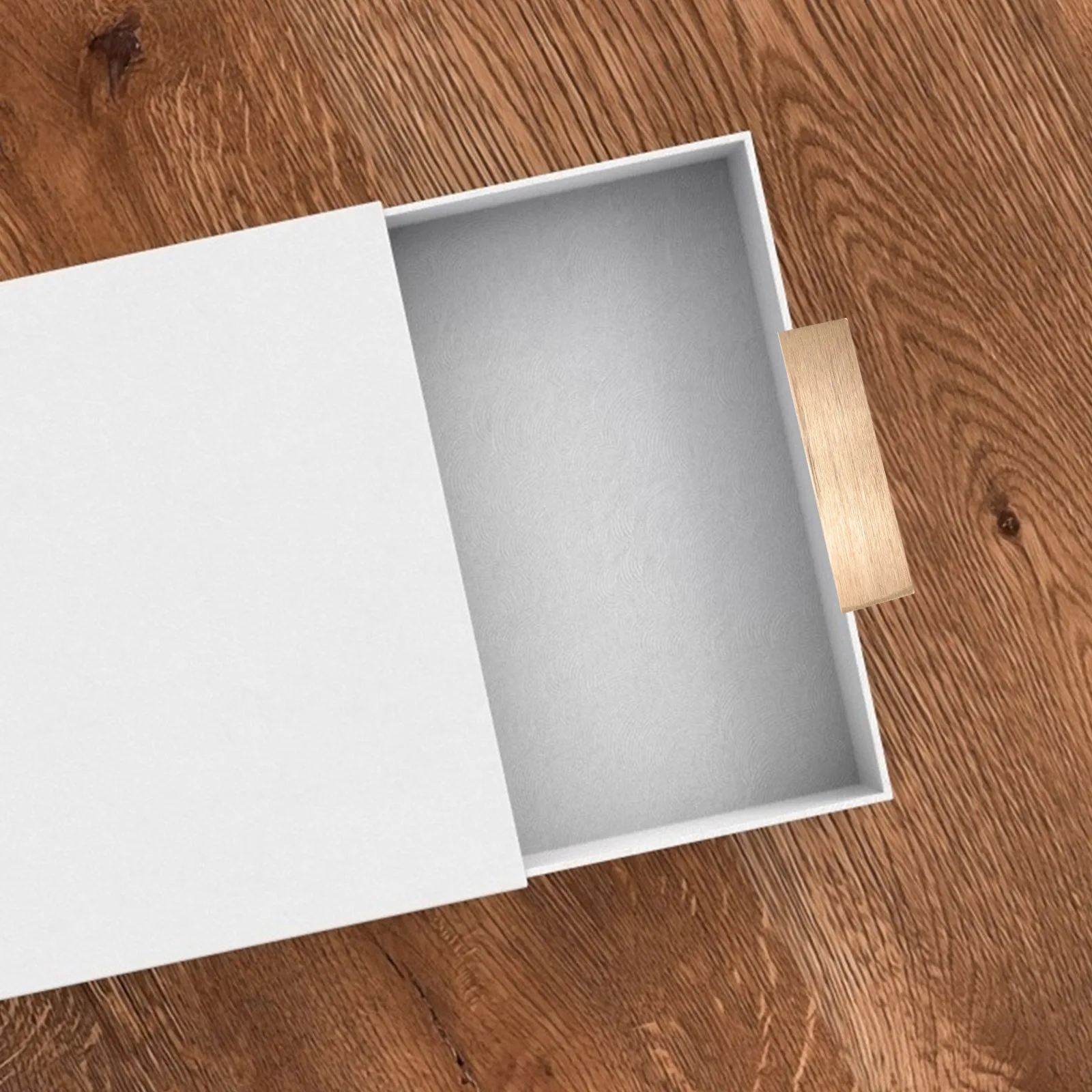 

4 pcs Golden Cabinet Edge Pulls Metal Hidden Drawer Pull For Kitchen Wardrobe Furniture Concealed Finger Edge Pull