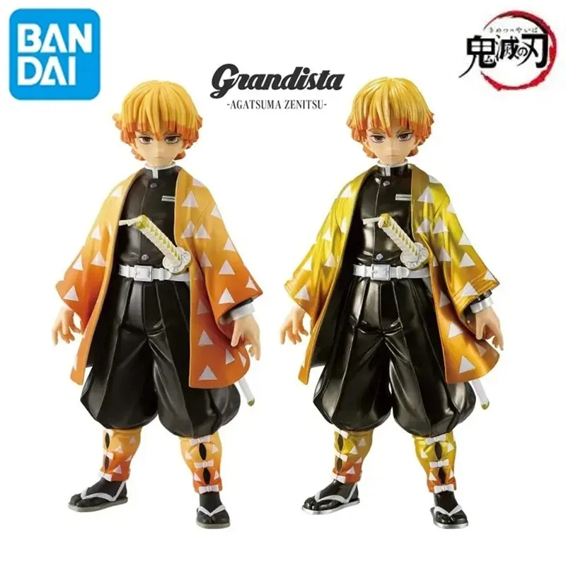 

Bandai Demon Slayer Kimetsu no Yaiba Grandista-AGATSUMA ZENITSU-Another ver 24CM Anime action figure Model Toys ornament gifts