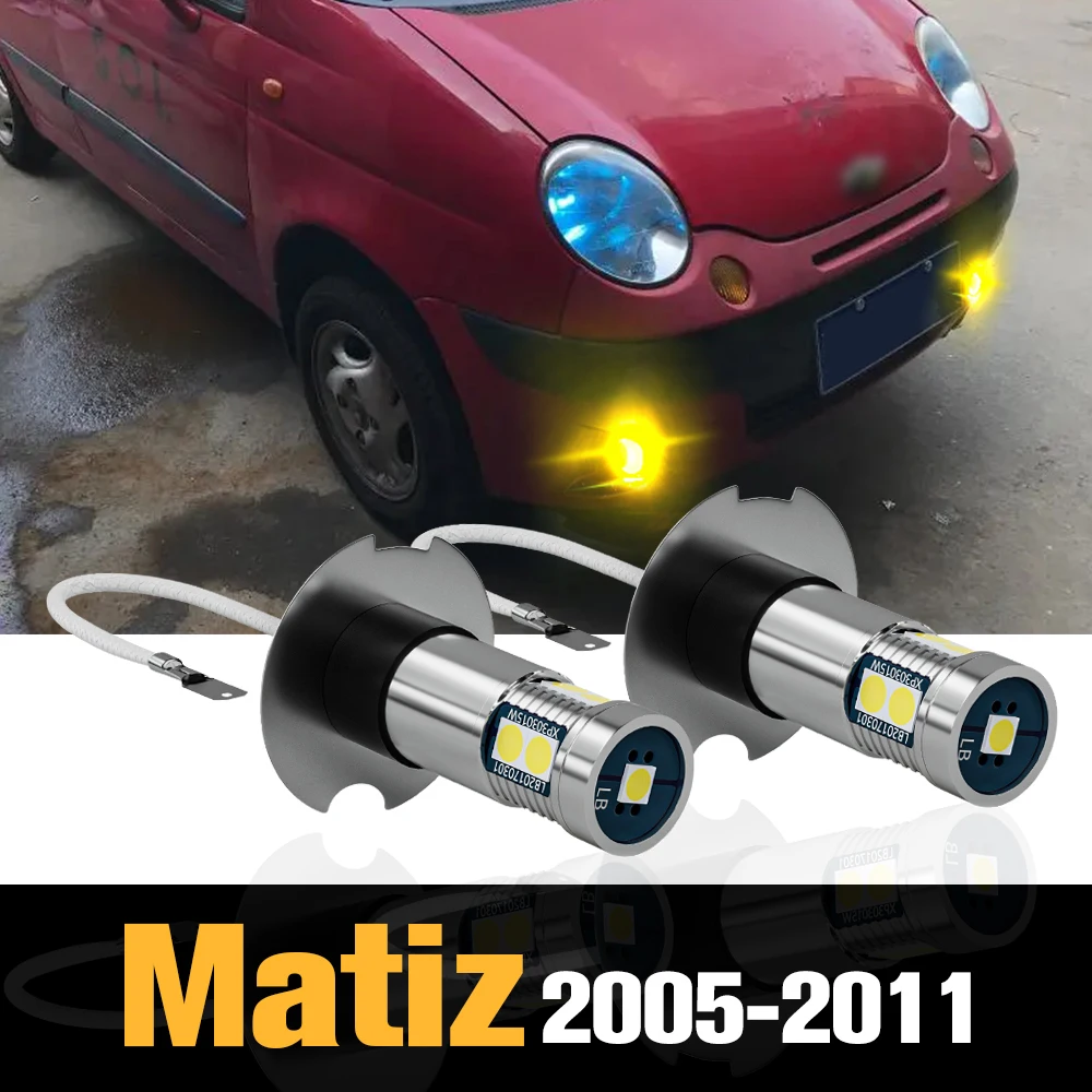 

2pcs Canbus LED Fog Light Lamp Accessories For Chevrolet Matiz 2005-2011 2006 2007 2008 2009 2010