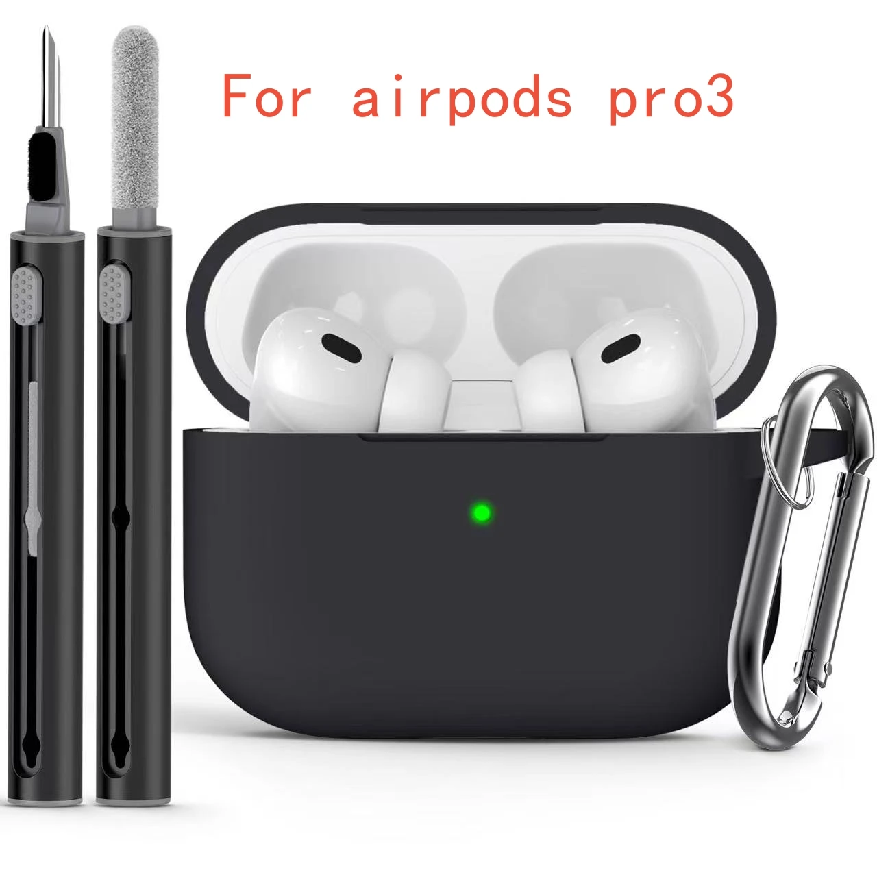 For Airpods Pro 3 Generation Cover (2025) Slim Silicone Case