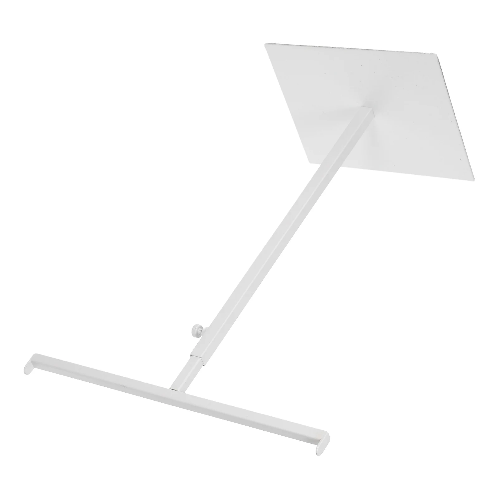 

T-shaped Display Stand Adjustable Height Purse Handbag Holder Stainless Steel Floor-based