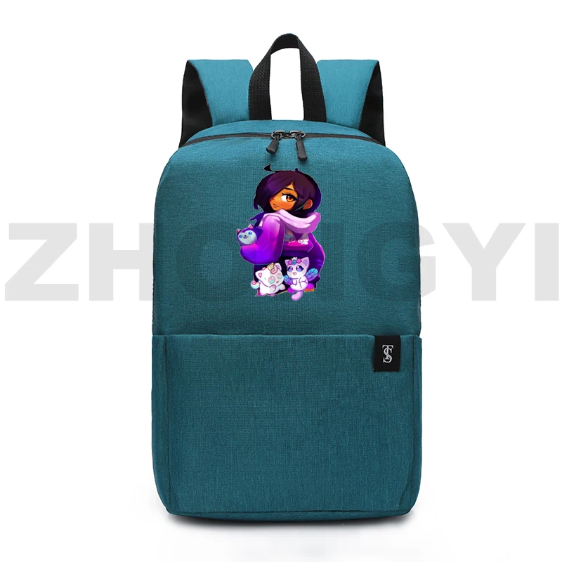 Mochila de viaje con cremallera de dibujos animados Para adolescentes y niñas, mochila de Anime Para estudiantes