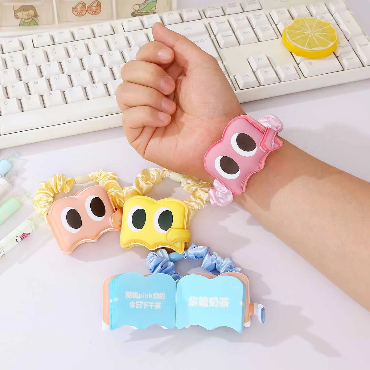 

New Novelty Funny Book Of Answers Hair Bands Cute Creative Mini Food Book Hair Bands Decorative Accessories Girls Gifts