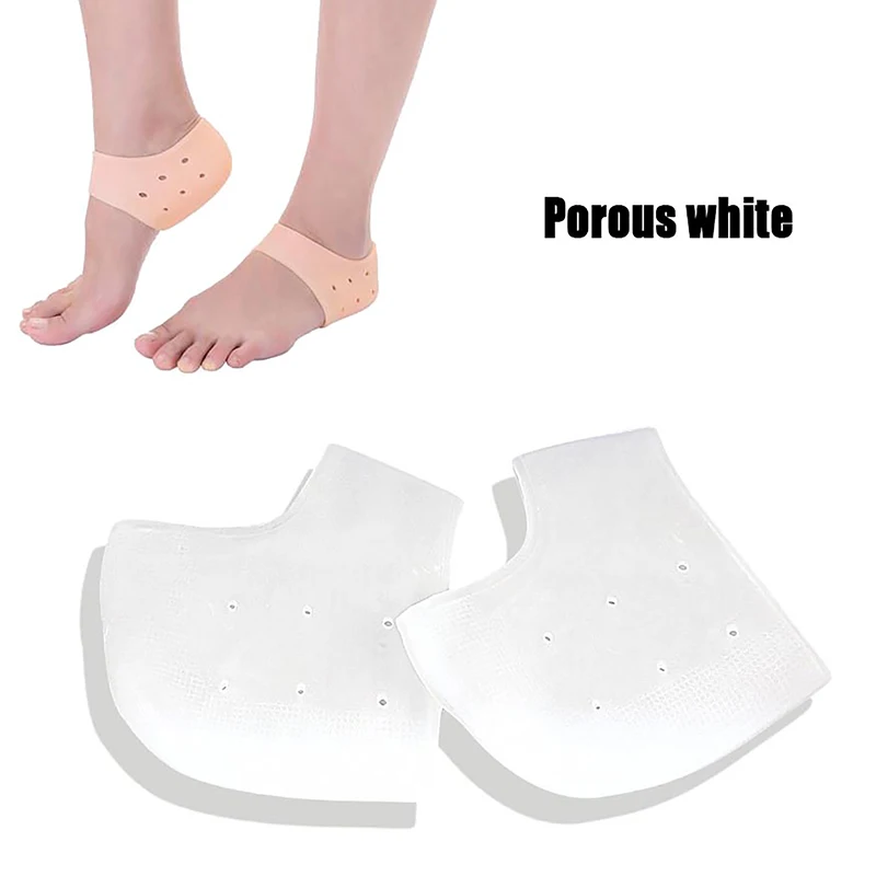 Elastic Silicon Moisturizing Foot Skin Care Heel Foot Protection 1 Pair Silicone Rubber Gel Socks Anti Cracking Liner Heel Socks