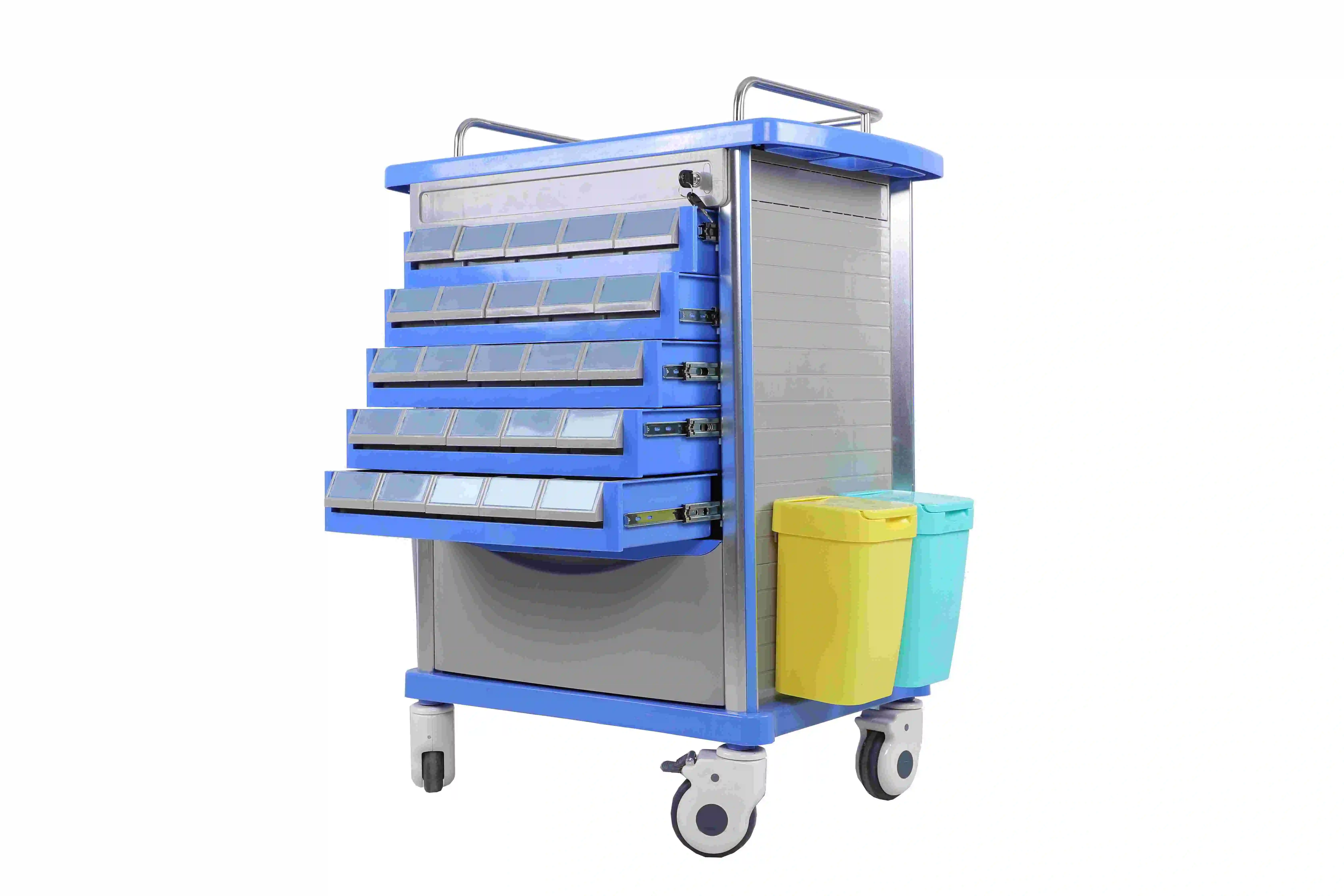 GINEE مستشفى عالي السعة Abs عربة الطوارئ عربة طبية عربة طبية للمستشفى #4