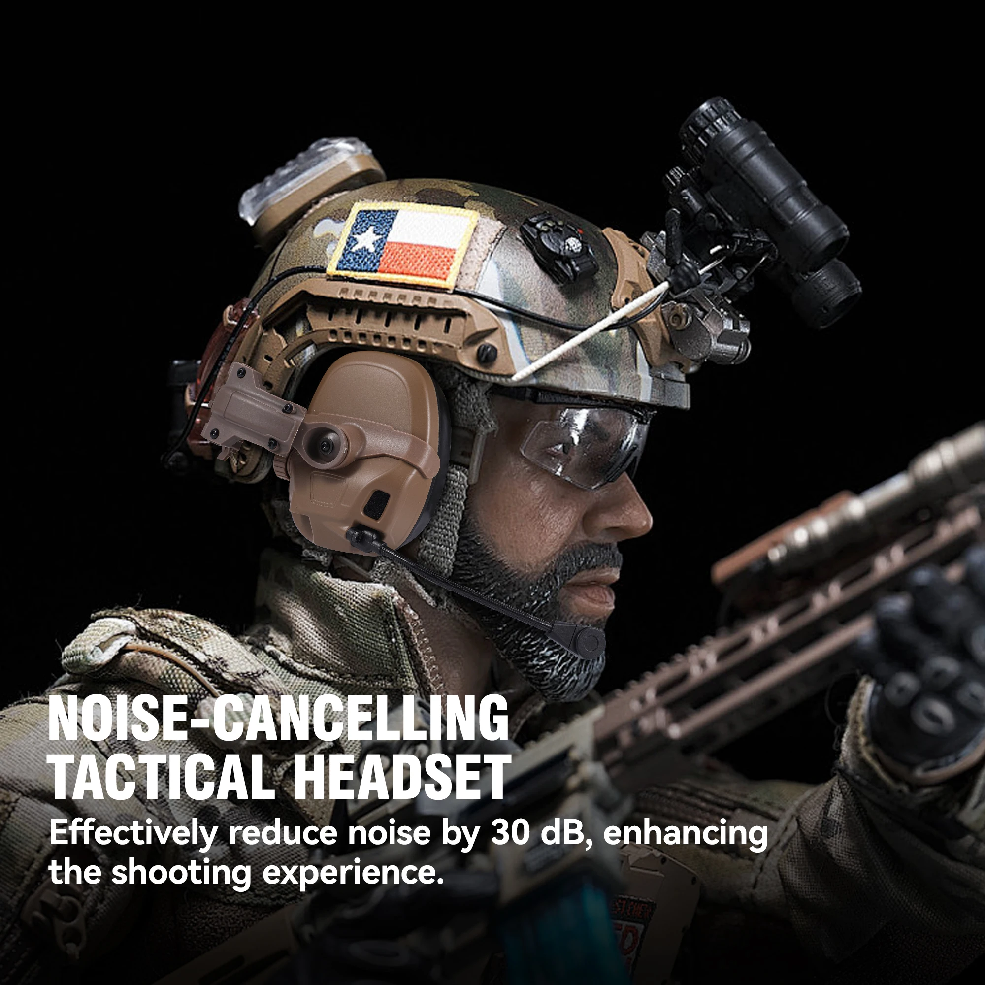 Auriculares tácticos ARM NEXT FMA, procesador de Audio DSP de doble canal Digital completo, cancelación activa de ruido, equipo de comunicación policial