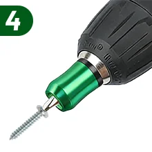 Starker Schraubendreherkopf mit Magnetring, abnehmbarer Haushaltswerkzeug-Bohrerhalter für Sechskantschraubendreher, Mechaniker und Haushaltsreparaturen – Detail 8