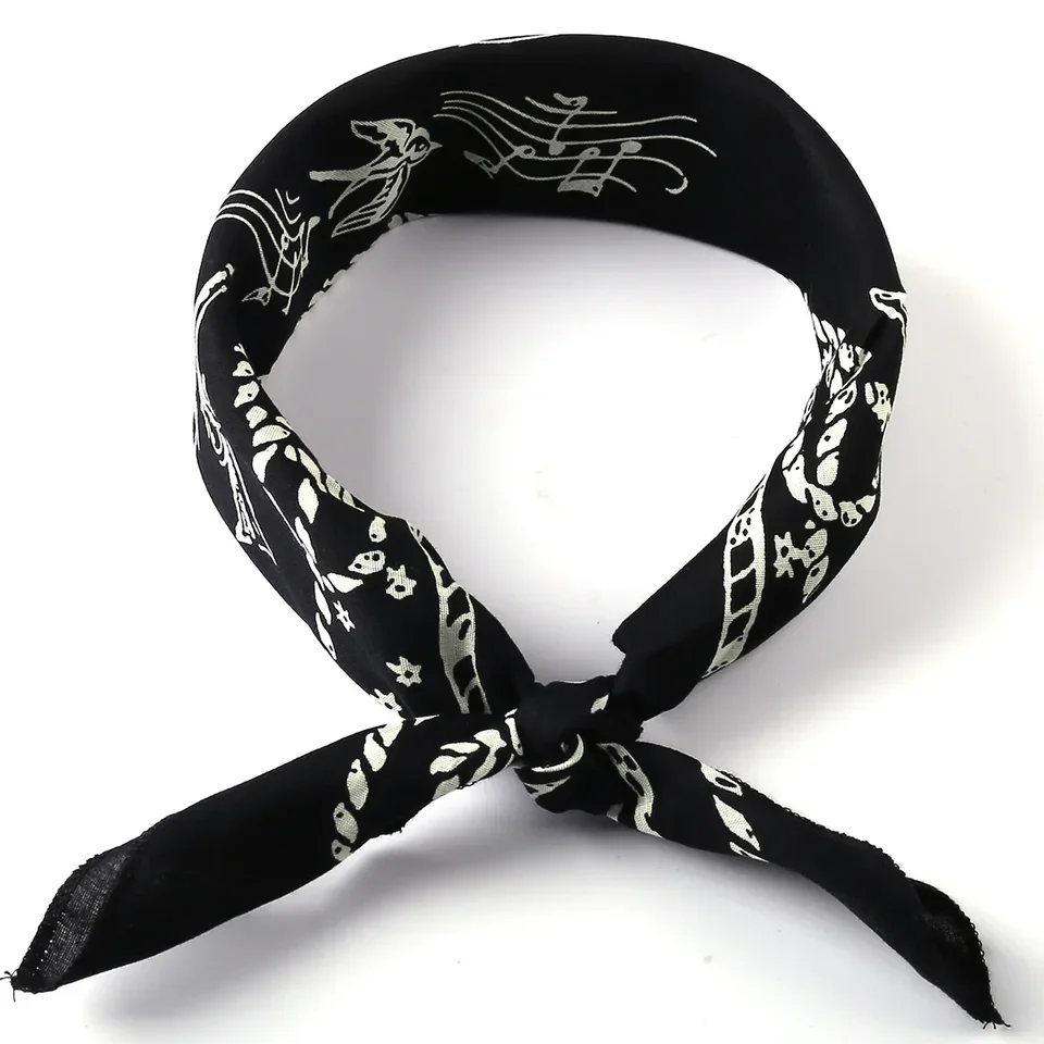 

Hop Bandana Scarf - Unisex Sports Face Cover for Cycling, Korean Style Whale Anchor Print, Men Women Fashion Headwear