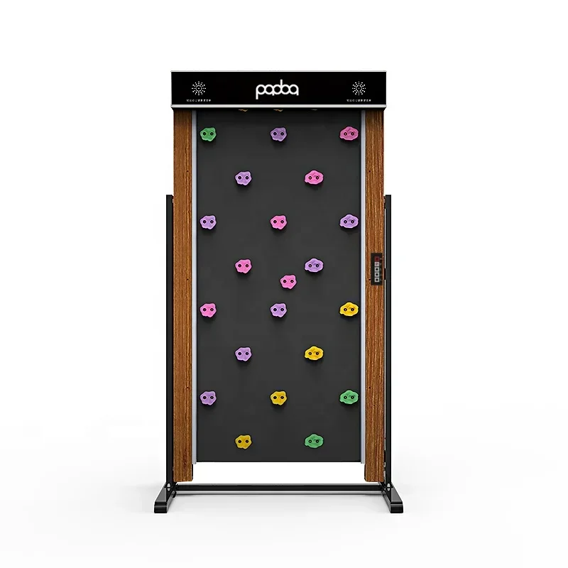 Endless indoor climber electric climbing device kids wooden climbing wall interactive rock climbing treadwall