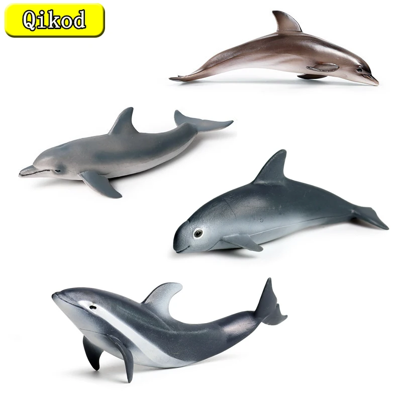 Simulazione vita marina figurine di animali modello di delfino solido PVC Action Figure giocattoli educativi regalo per bambini