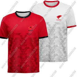 Maillot Albania National Jersey team Fans 2024 T Shirts 3D Print Mens Shorts Running Streetwear Casual Training Suit Clothe