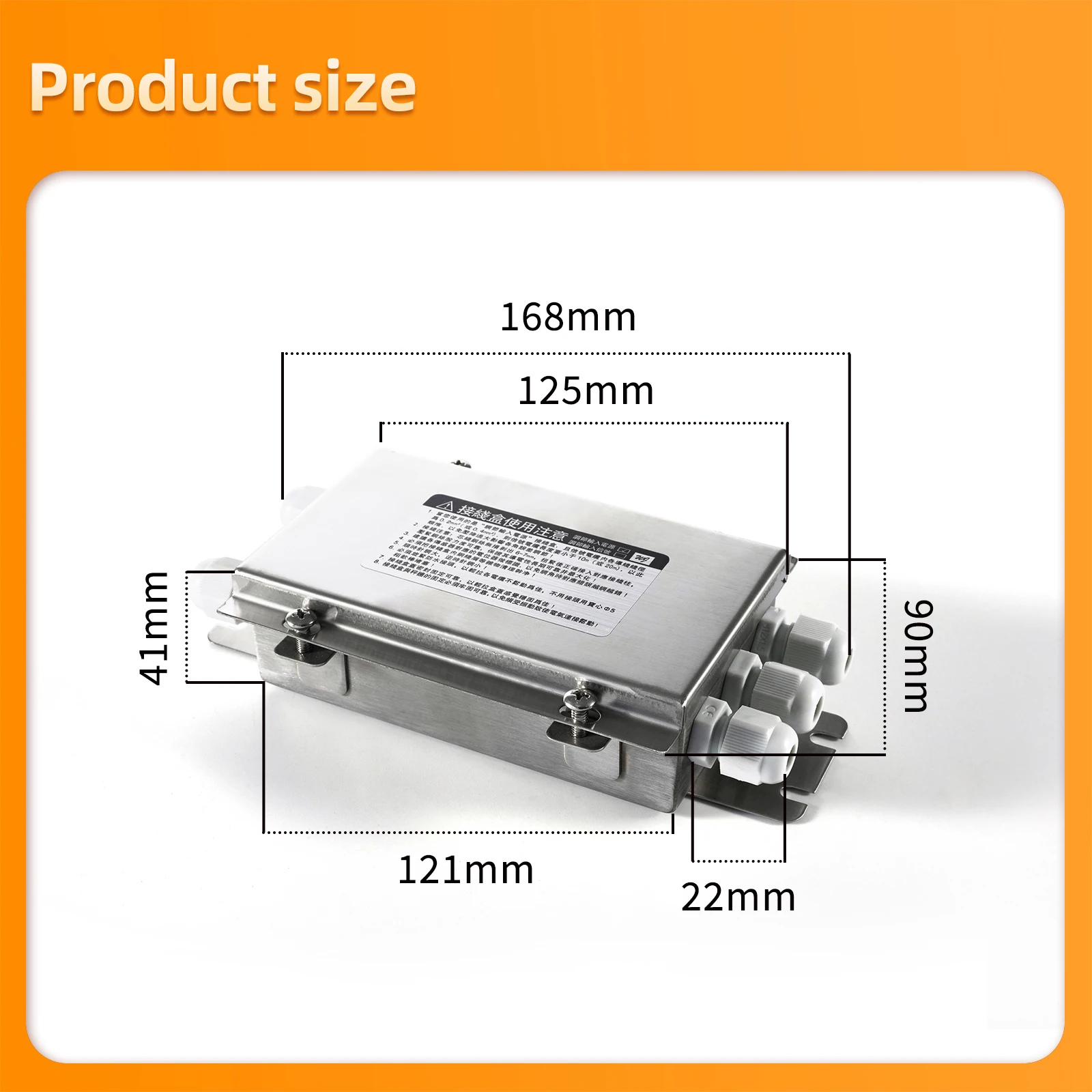 4 IN AND 1 OUT Stainless Steel Load Cell Terminal Box Amplifier Transmitter, Analog Digital Platform Scale Junction Box