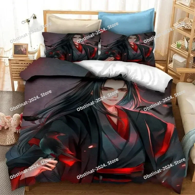 

Grandmaster of Demonic Cultivation Mo Dao Zu Shi Bedding Set Boys Girls Twin Queen Size Duvet Cover Pillowcase Bed Kids Adult