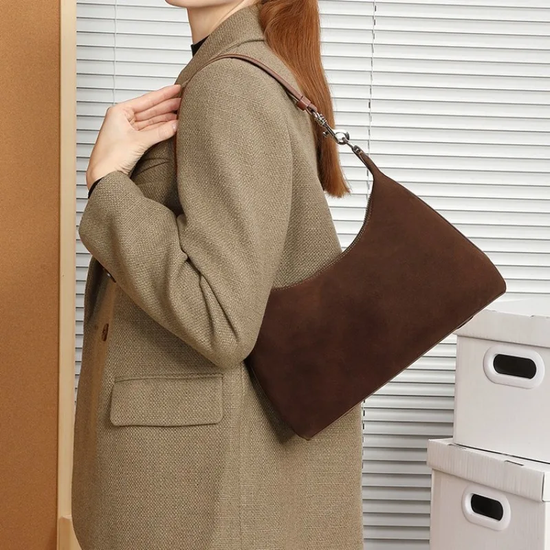 

Matte Cowhide Armpit Bag Tote Bags for Women Shoulder Bags Women Crossbody Bag Purse and Handbags Designer Bags Сумка Женская