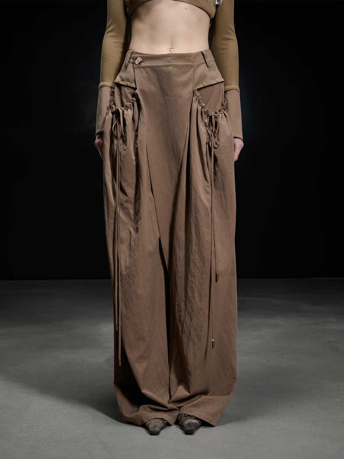 

Широкие брюки Sahara Breeze: комфортные, мягкие, с плиссировкой, свободного кроя, повседневные, для женщин и мужчин