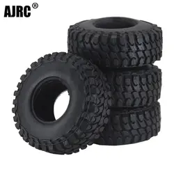 Ajrc 4pcs pneumatici per ruote in gomma da 1.0 pollici per Axial Scx24 Wrangler Gladiator 1/18 Traxxas Trx4m Bronco Rc Crawler parti del modello di auto