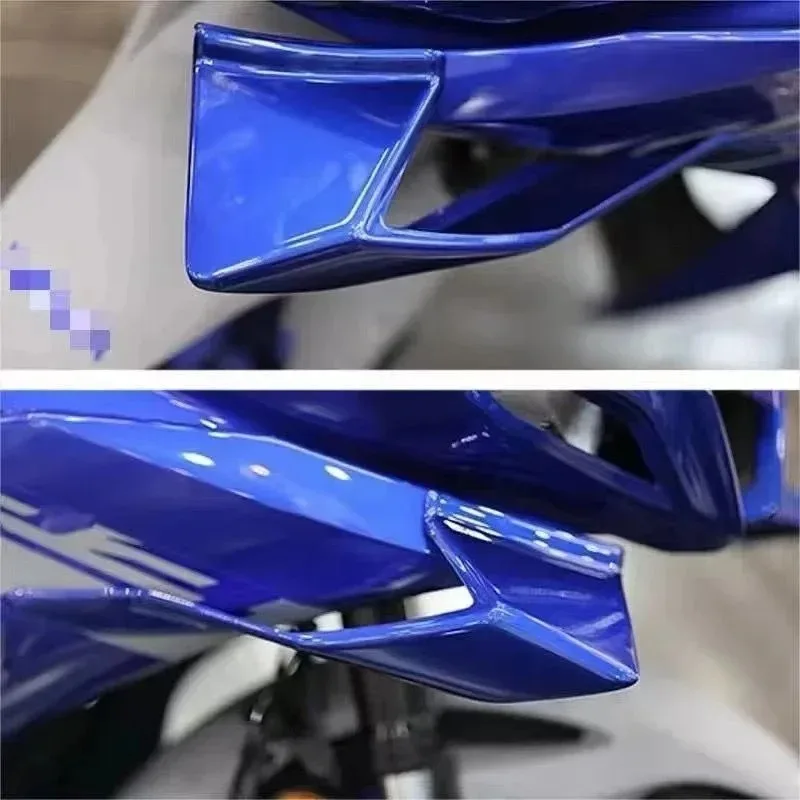 For Yamaha R25 R3 2019-2024 Motorcycle Left Right Front Pneumatic Fairing Wing Tip Cover Protector 2019-2021 ABS Plastic