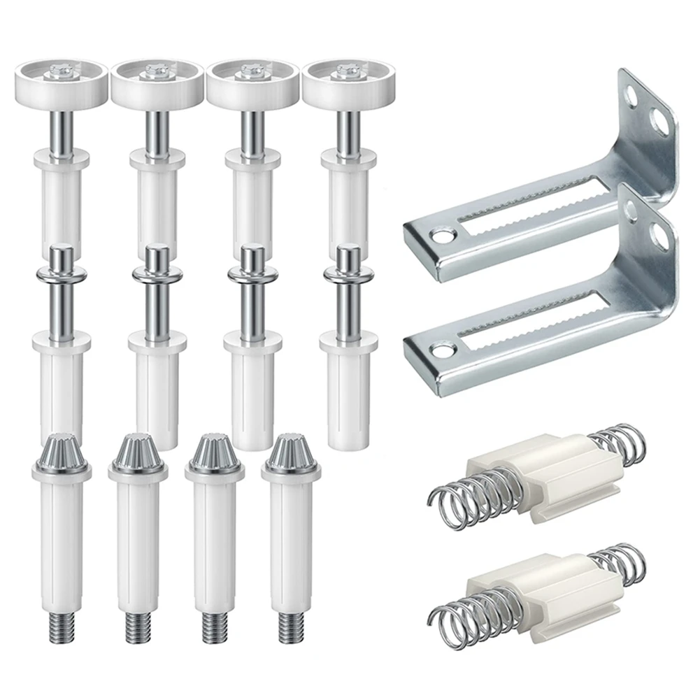 -ABJZ 16PCS Bifold Door Hardware, Bi-Fold Closet Door Hardware Repair Tool Kit