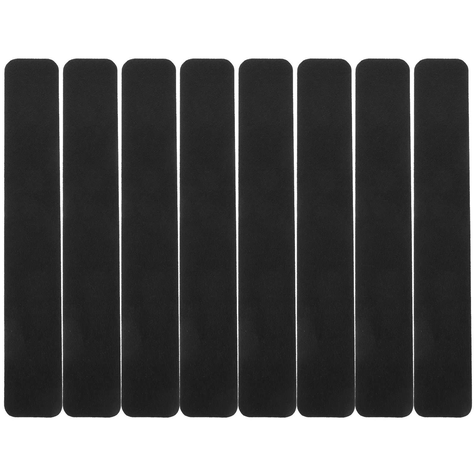 Bandes de tableau d'affichage en feutre résistantes à l'usure, 8 pièces, faciles à installer, tableau à mémo, décoration de maison et de bureau, bandes en feutre pour barre d'affichage