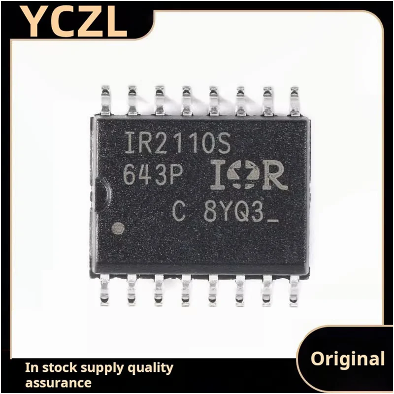 

5PCS IR2110STRPBF SOIC-16 500V high-side and low-side gate driver IC chip original authentic