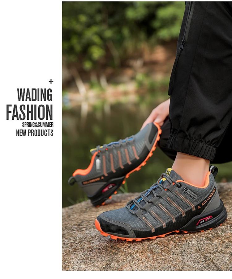 Outdoor-Wanderschuhe, rutschfeste Wandersportschuhe, leichte Herrenschuhe, taktische Trainingssportschuhe für Herren – Detail 9