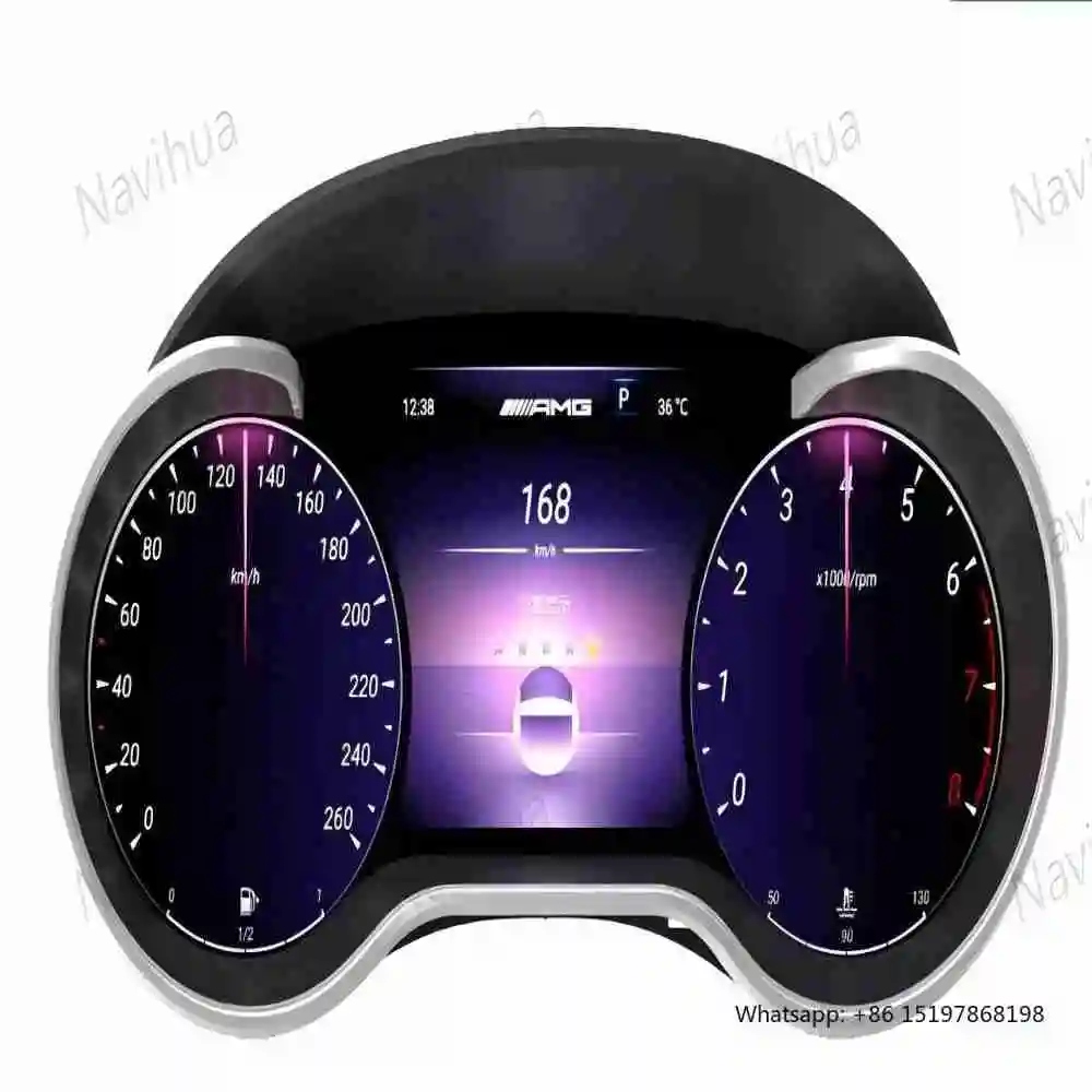 

Кабина Navihua с цифровым кластером ЖК-дисплея для Mercedes-Benz ML GL GLE GLS G R Class Virtual Cockpit Instrument Digital Instrument LCD
