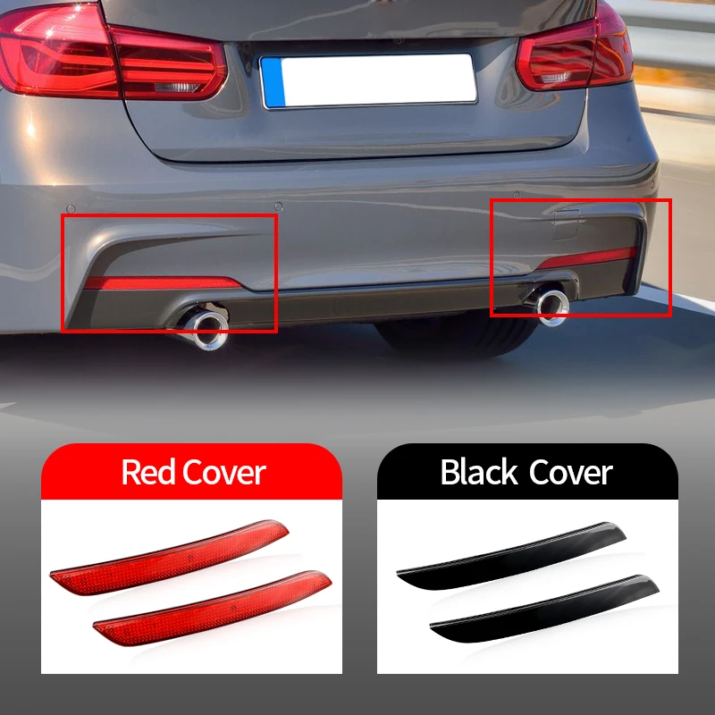 

2PCS For BMW 3-Series F30 F31 F35 F34 GT 2011-2015 4-Series F32 F33 F36 LED Rear Bumper Light Lamp Reflector Brake Fog Light