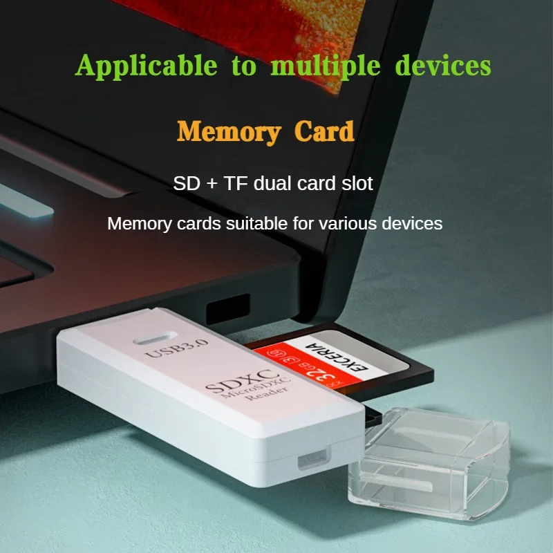 2 In 1 USB 2.0 To SD Micro SD TF Memory Card Adapter OLaf USB 3.0 Card Reader For PC Laptop Accessories Flash Drive Card Reader