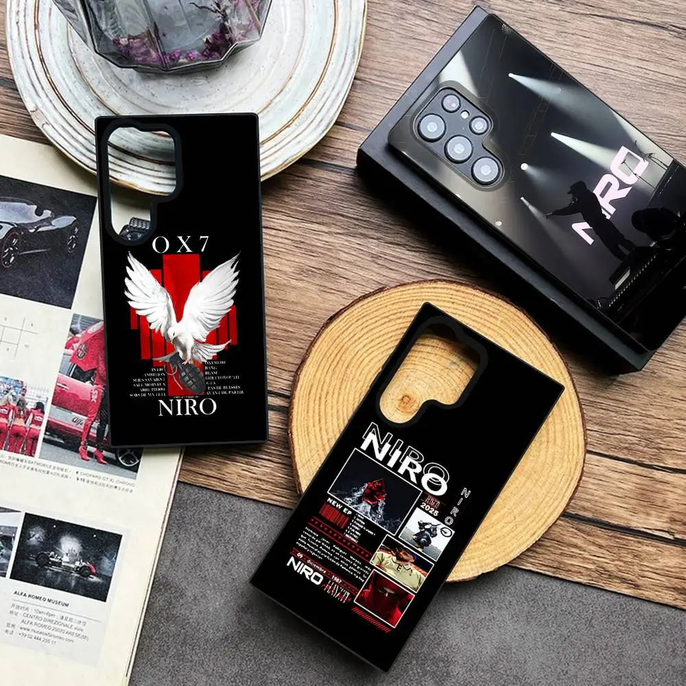 

N-NIRO OX7 Phone Case For Samsung Galaxy A 91,80,73,72,71,53,52,51,22,5G Shockproof Soft Black Cover