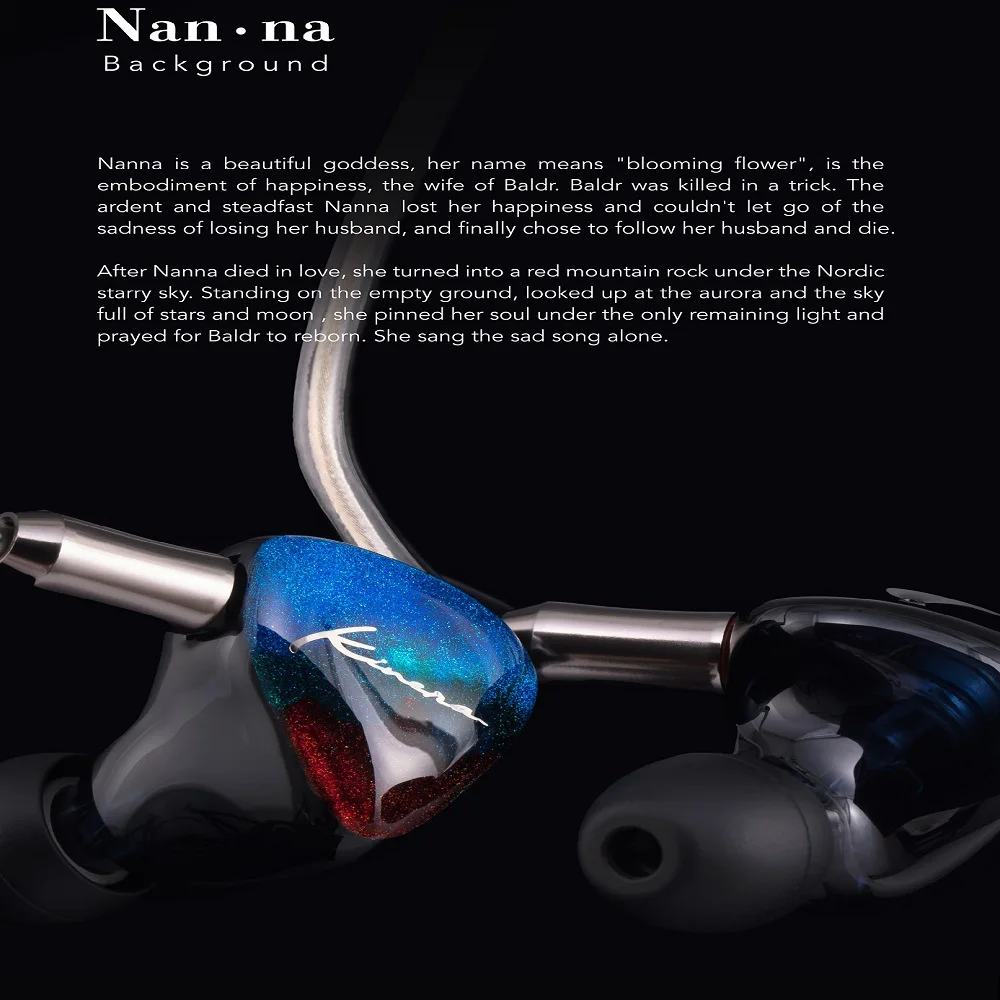 Kinera Imperial Nanna 2.0 Pro 2EST+1DD+1BA In Ear Earphone HiFi DJ Monitor Earbuds 2.5mm 3.5mm Adapter 0.78 2Pin Cable Headphone