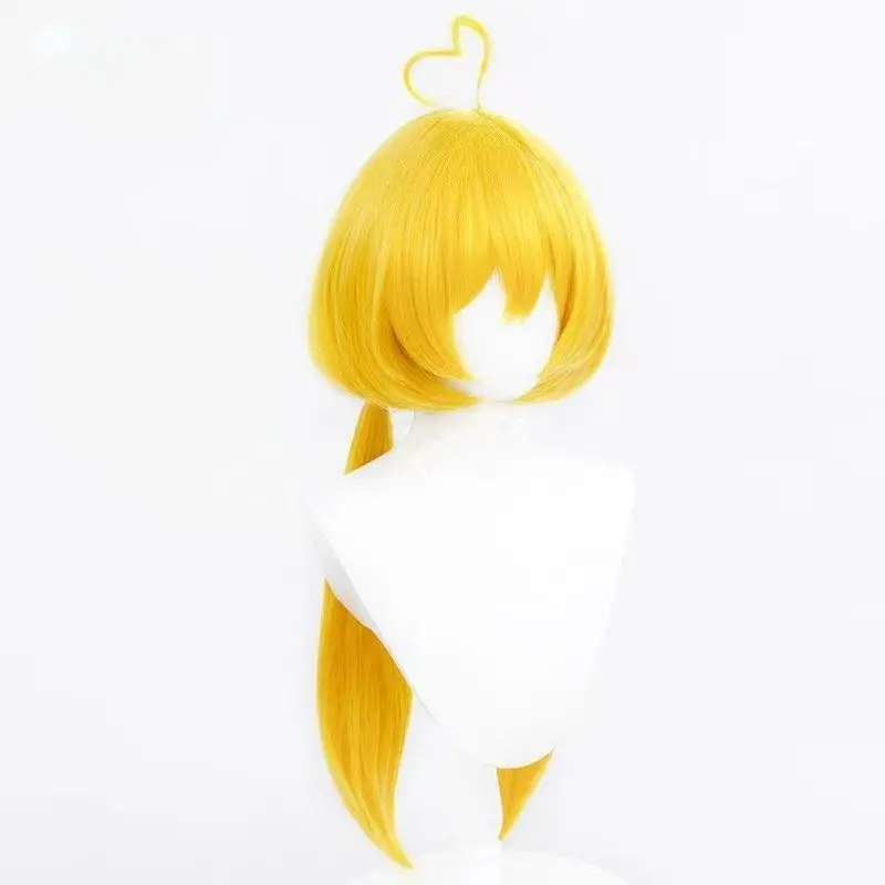 ‌ Perruques de sirène d'anime-cheveux de Cosplay Dolia du roi de gloire, couleur de marée dorée, Costume de fête d'Halloween, perruque imperméable