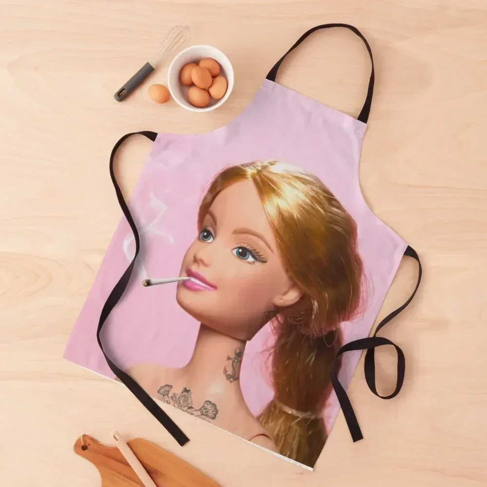 

Doll Grown Up Apron nail tech supplies painters Apron