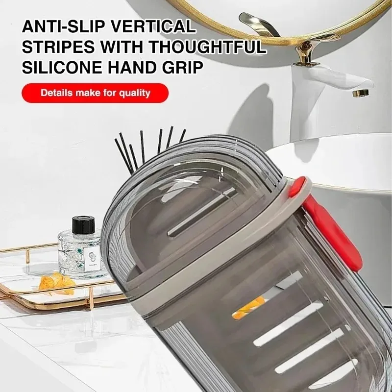Portable Sealed Drainable Soap Box with Lid Creative Travel Soap Case for Business Trip Bathroom Use