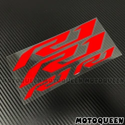 For YZF-R1 YZFR1 R1M R1 Stickers Motorcycle Wheels Rims Fairing Fender Helmet Fuel Gas Tank Reflective Logo Vinyl Label Decals