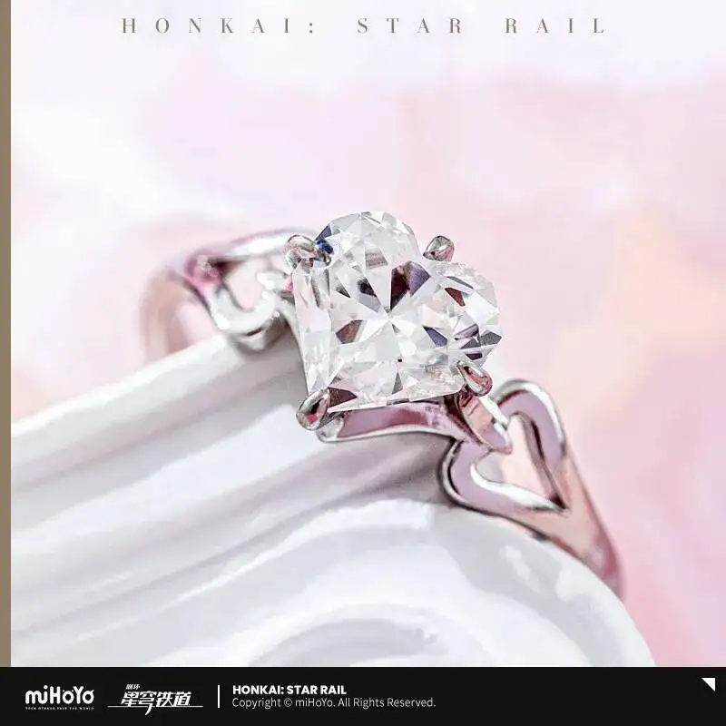 

Official Original Cyrene Ring Game Honkai Star Acg Rail Cosplay Costume Accessories Anime Clothing Halloween Gift
