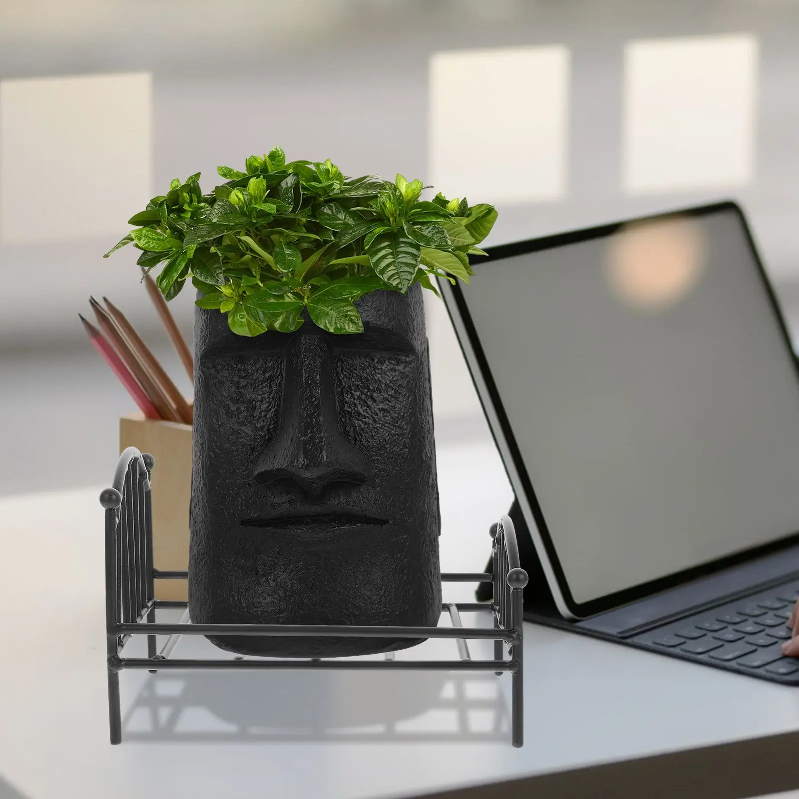 단철 침대 프레임 소형 금속 하우스 액세서리 작은 침실 가구 어린이 방 장식 시뮬레이션 장난감 세트