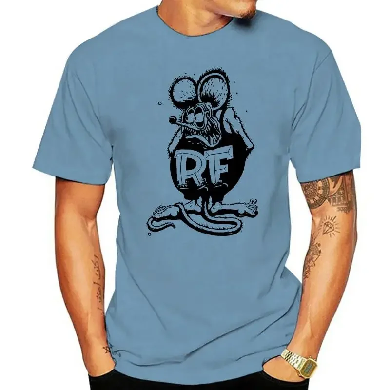 Rat Fink T Shirt Dragster raceway Summer MenS fashion TeeComfortable t shirtCasual Short Sleeve TEE 100% Cotton Classic tee