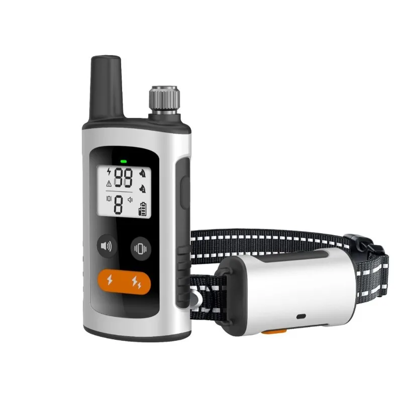 

Rechargeable electric shock vibration sound dog trainer remote control anti-barking device dog trainer