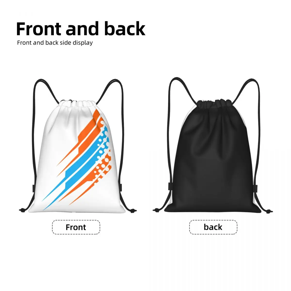 Custom Ready To Race Drawstring Backpack Women Men Gym Sport Sackpack Portable Motorcycle Rider Racing Sport Training Bag Sack