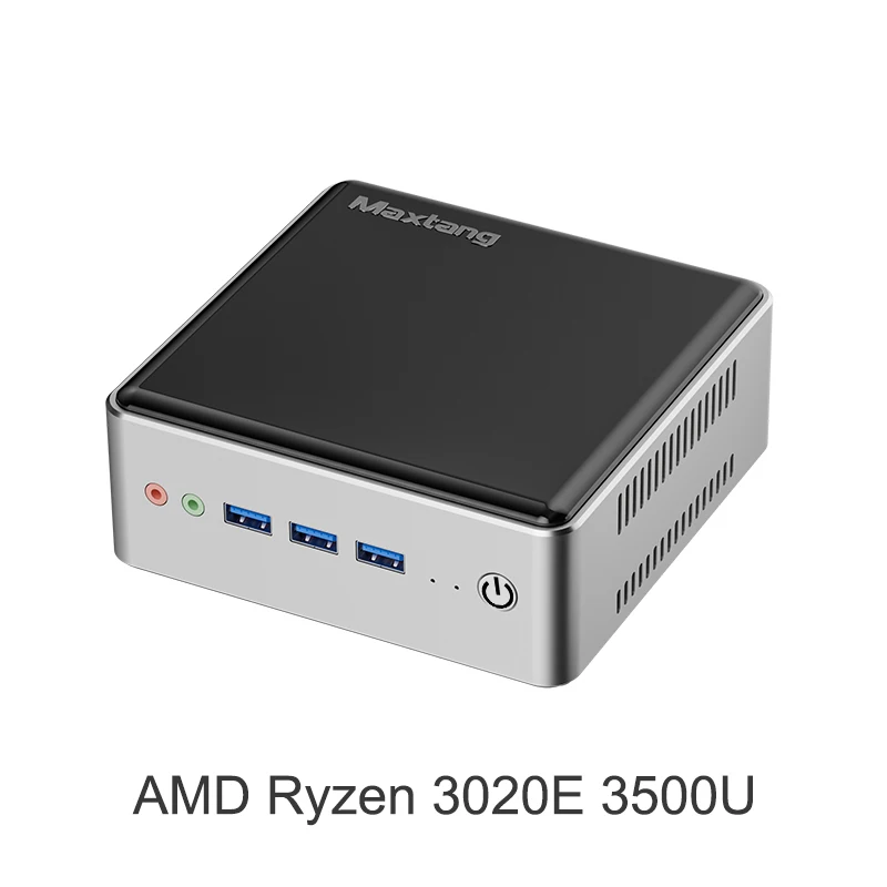 

AMD Ryzen 3020E 3500U Gaming Mini PC DDR4 with WiFi Bluetooth 2x HDMI 4K Displays Desktop Mini Pcs