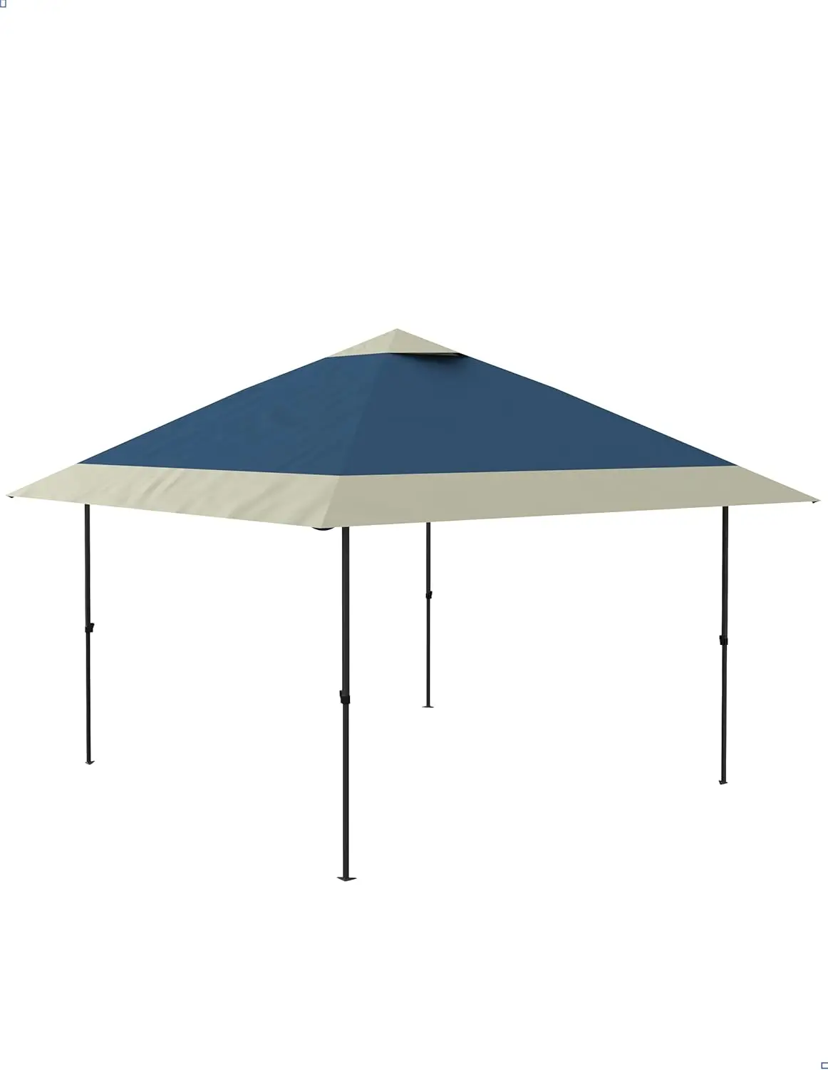 Outdoor Lawn, Garden, Deck Use - Pop - up Design, Navy Blue Color - With Stanbags and Stakes