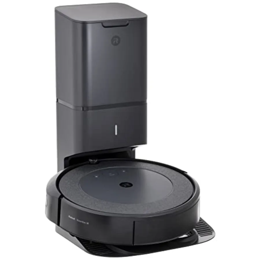 

Roomba i4+ EVO Wi-Fi Connected Robot Vacuum with Automatic Dirt Disposal Charcoal Gray Advanced Navigation and Self-Emptying Te