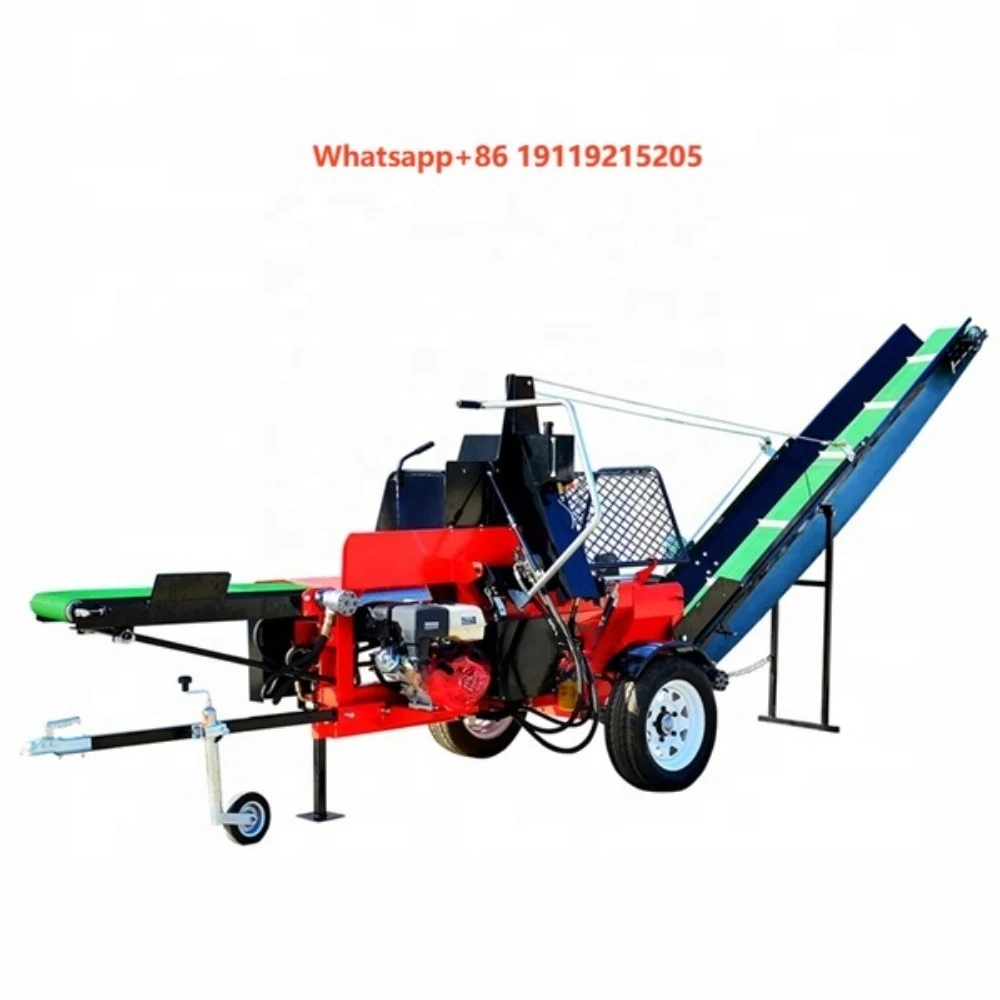 High Quality Engine Hydraulic Firewood Processor Wood Splitter with TUV CE
