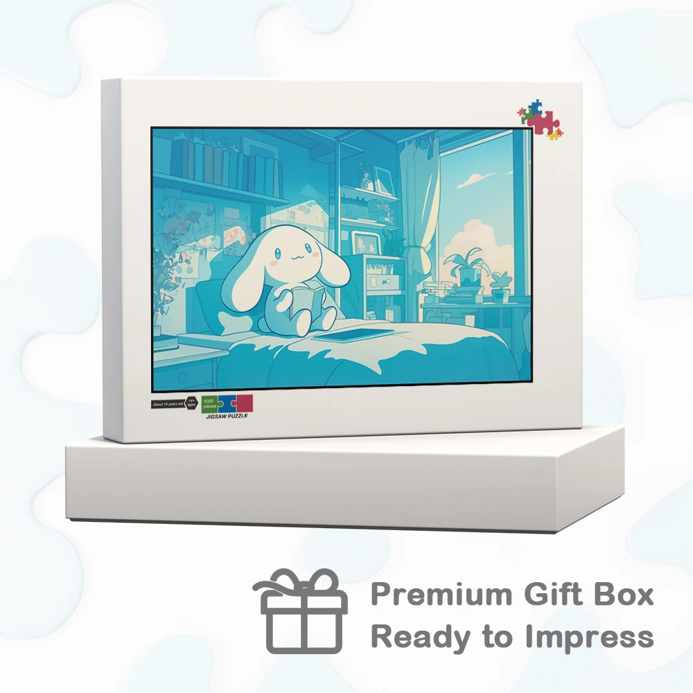 Urocza układanka Cinnamoroll Sanrio Klasyczne postacie anime 108/200/300/500/1000/1500 elementów Unikalny wzór Zabawna gra rodzinna