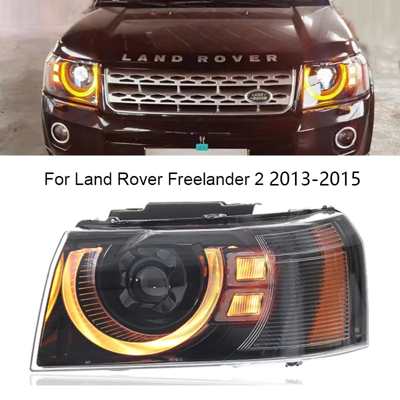 

Car Styling for Land Rover Freelander 2 Headlights 2013-2015 LED Head Lamp DRL trun turn signal Auto Accessories